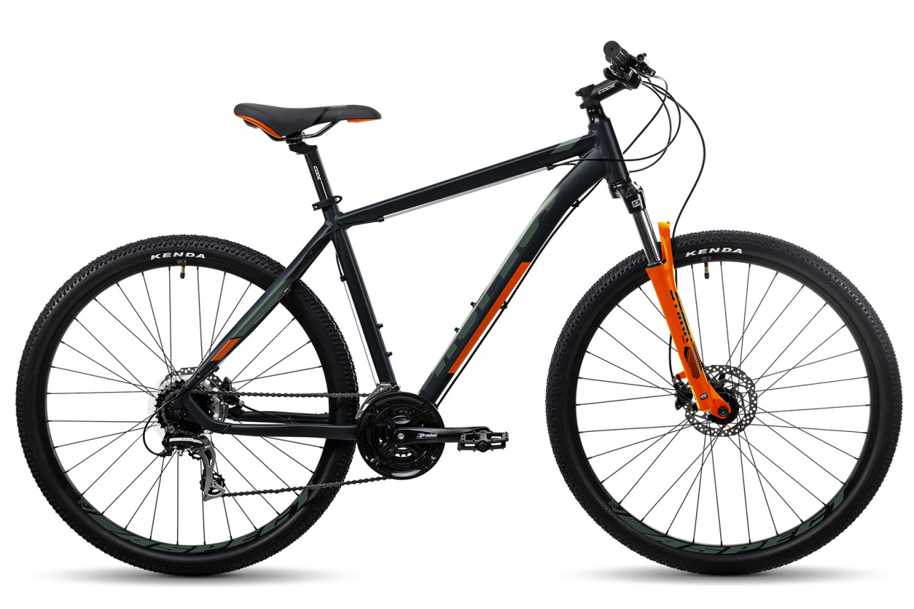 

Велосипед горный Aspect Legend 29" рама 20" черно-оранжевый