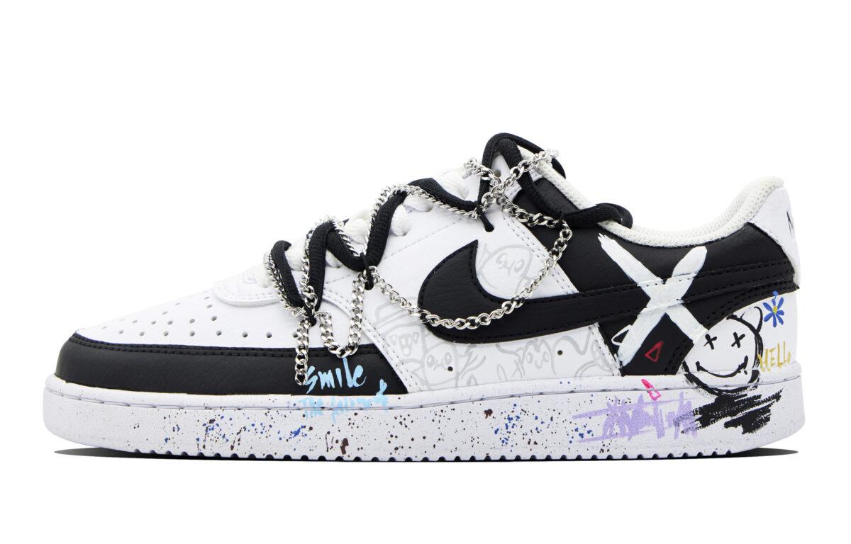 

Кеды унисекс Nike Court Vision 1 Low белые 44 EU, Белый, Court Vision 1 Low