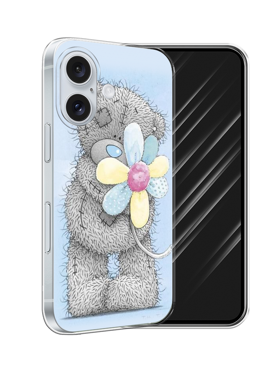 

Чехол Awog на Apple iPhone 16 "Me to you с ромашкой", Голубой;серый;желтый, 16050-1