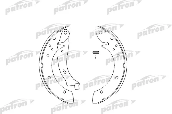 Колодки Тормозные Барабанные Citroen Berlingo 08-, Berlingo 96-, Berlingo Фурго Patron Psp 100056979924