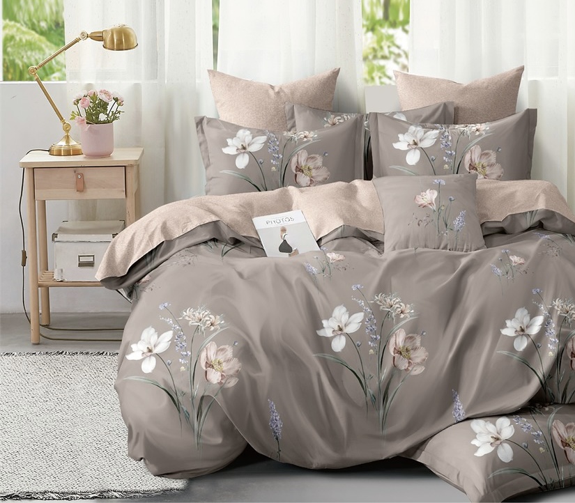 

Постельное белье евро, поплин ткань, Sleeping place, наволочка 50х70