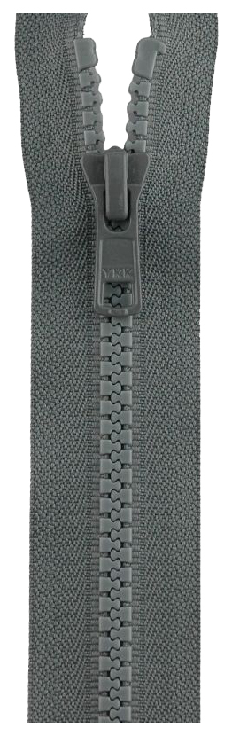 

Застежка-молния YKK 4335956/60, 578 мышино-серый тип 5 (5,7мм), разъемная, длина 60см
