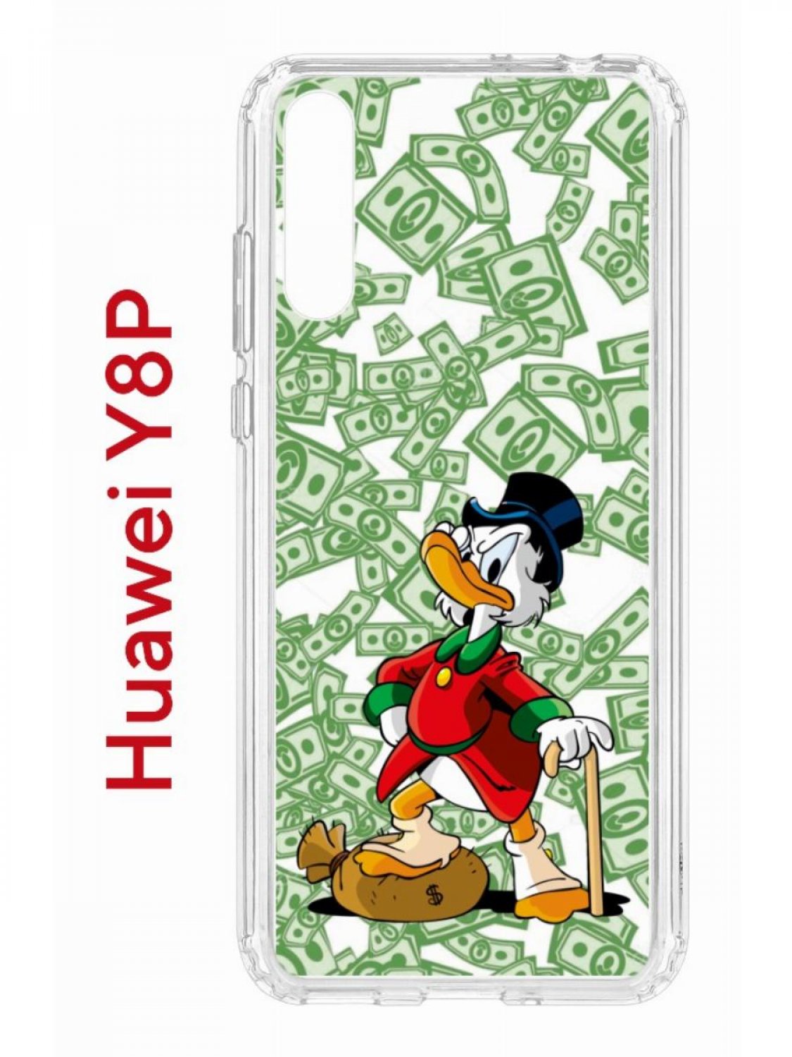 фото Чехол на huawei y8p,p smart s 2020,honor 30i kruche print macmoney, противоударный бампер кruче