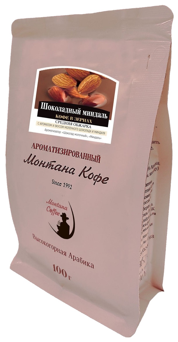 

Кофе в зернах Montana Шоколадный миндаль 100г