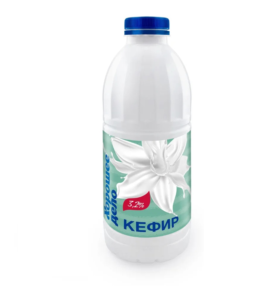 

Кефир Хорошее дело 3,2% БЗМЖ 930 мл