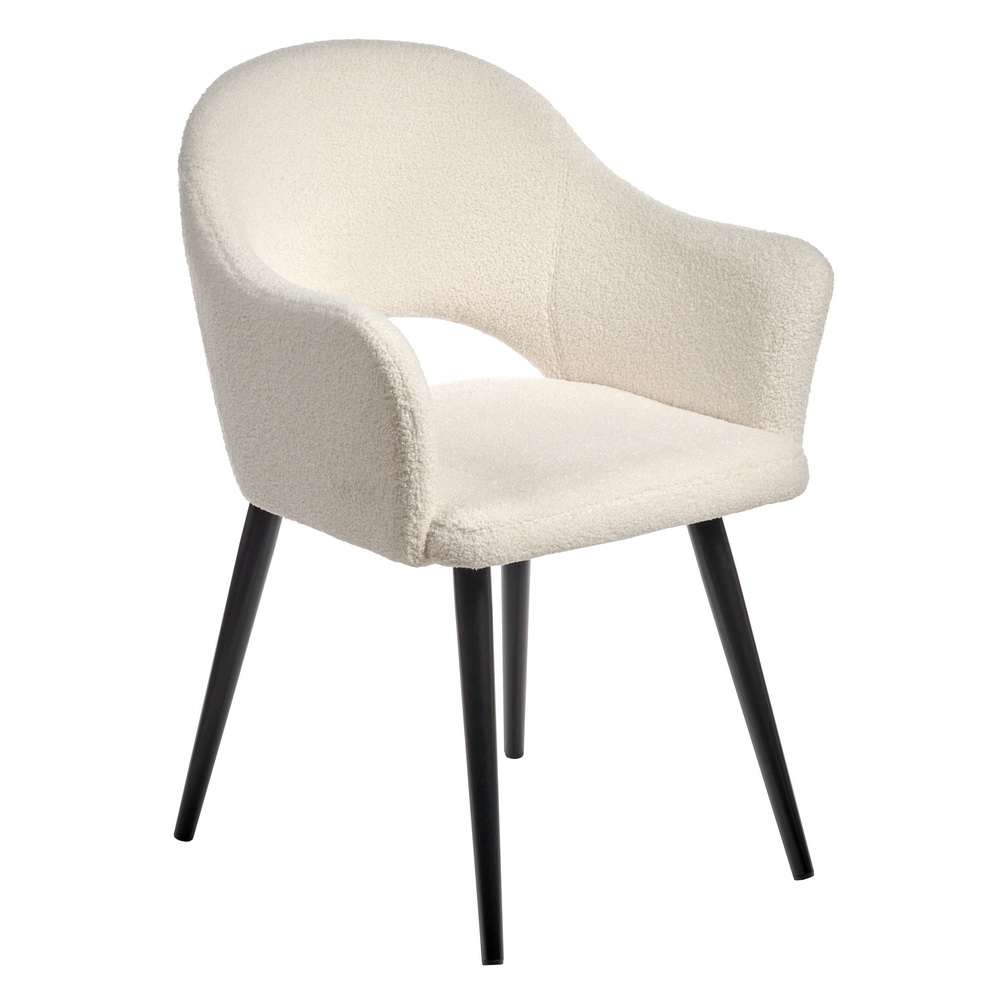 

Стул BRADEXHOME Bruno Белый искусственный мех, Bruno