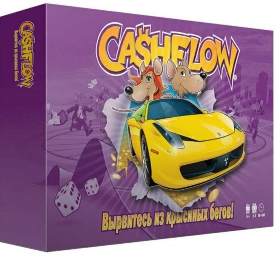 Настольная игра для компании Денежный поток крысиные бега Cashflow настольная игра сделка