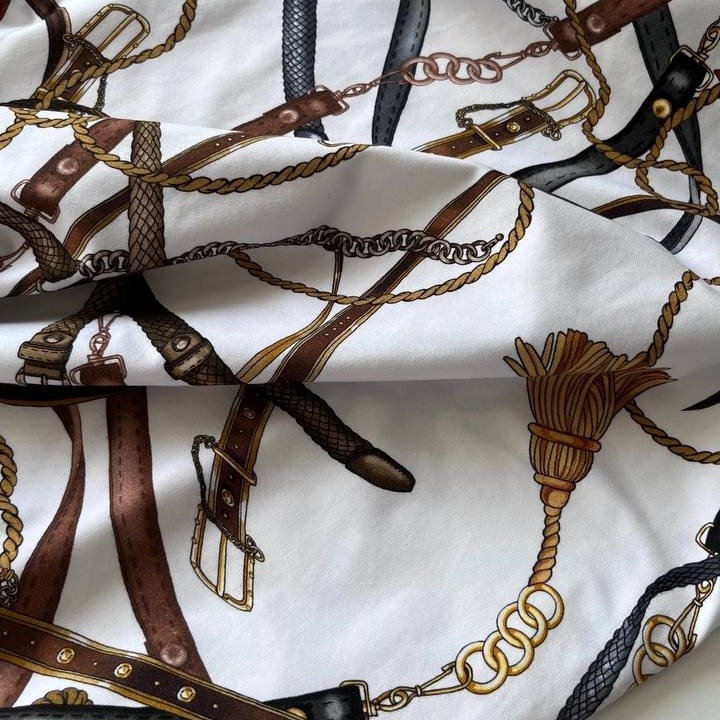 Ткань Alta Moda Итальянский трикотаж 100 % хлопок отрез 150 см