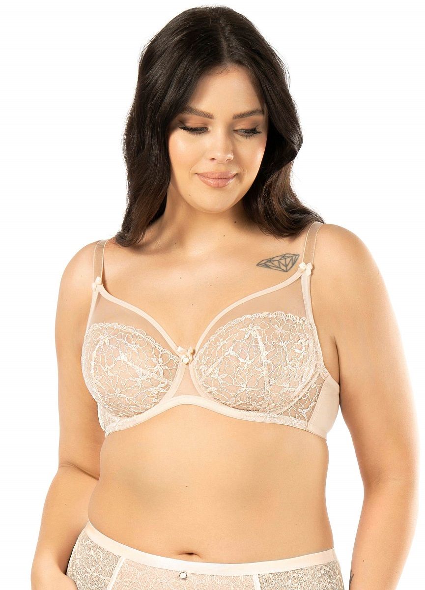 

Бюстгальтер женский Nipplex Elisabeth M бежевый 85F, Elisabeth M