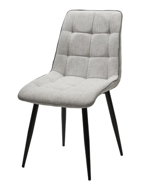 

Стул M-CITY CHIC (4 шт.) черный каркас HE622-20/ HE622-22 светло-серый, ткань, CHIC (4 шт.) черный каркас