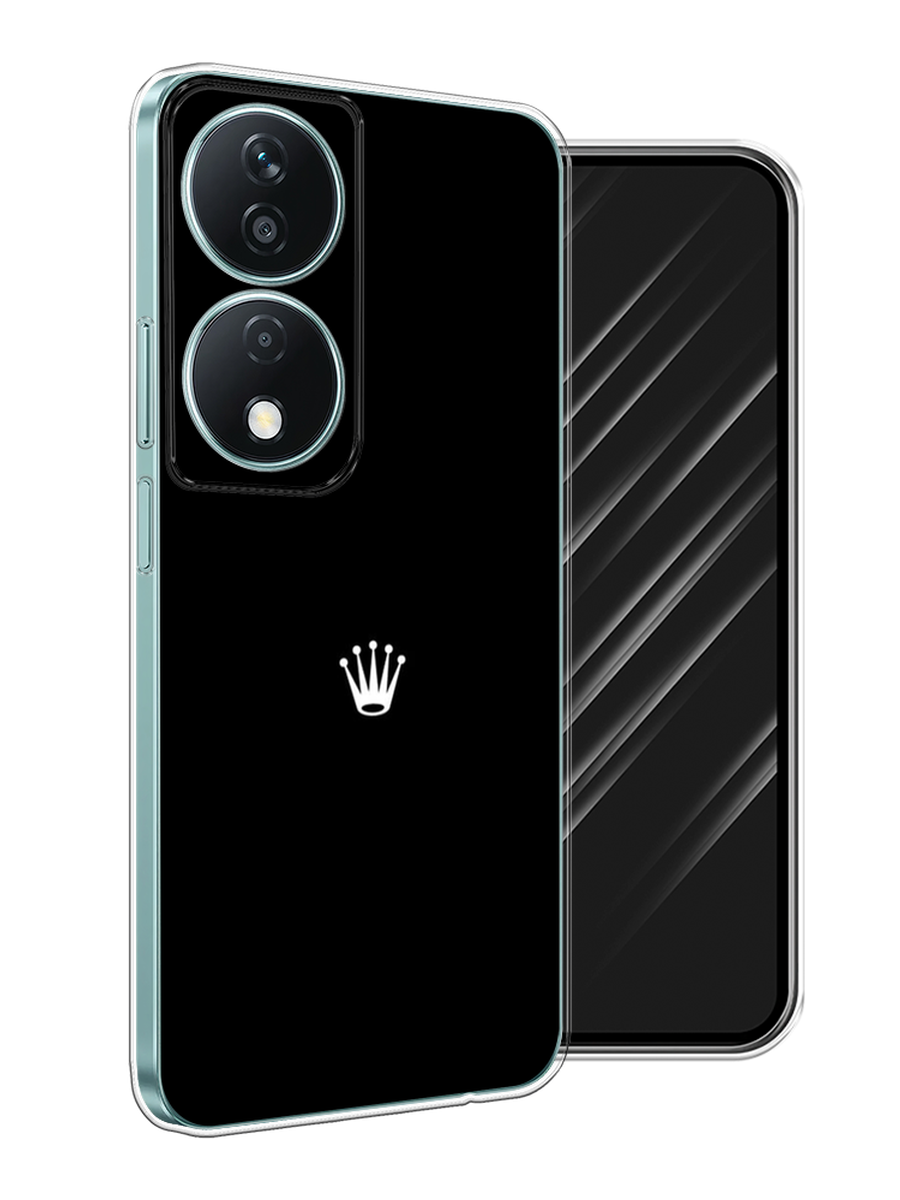 

Чехол Awog на Honor X7B "Белая корона на черном фоне", Черный, 6123350-1
