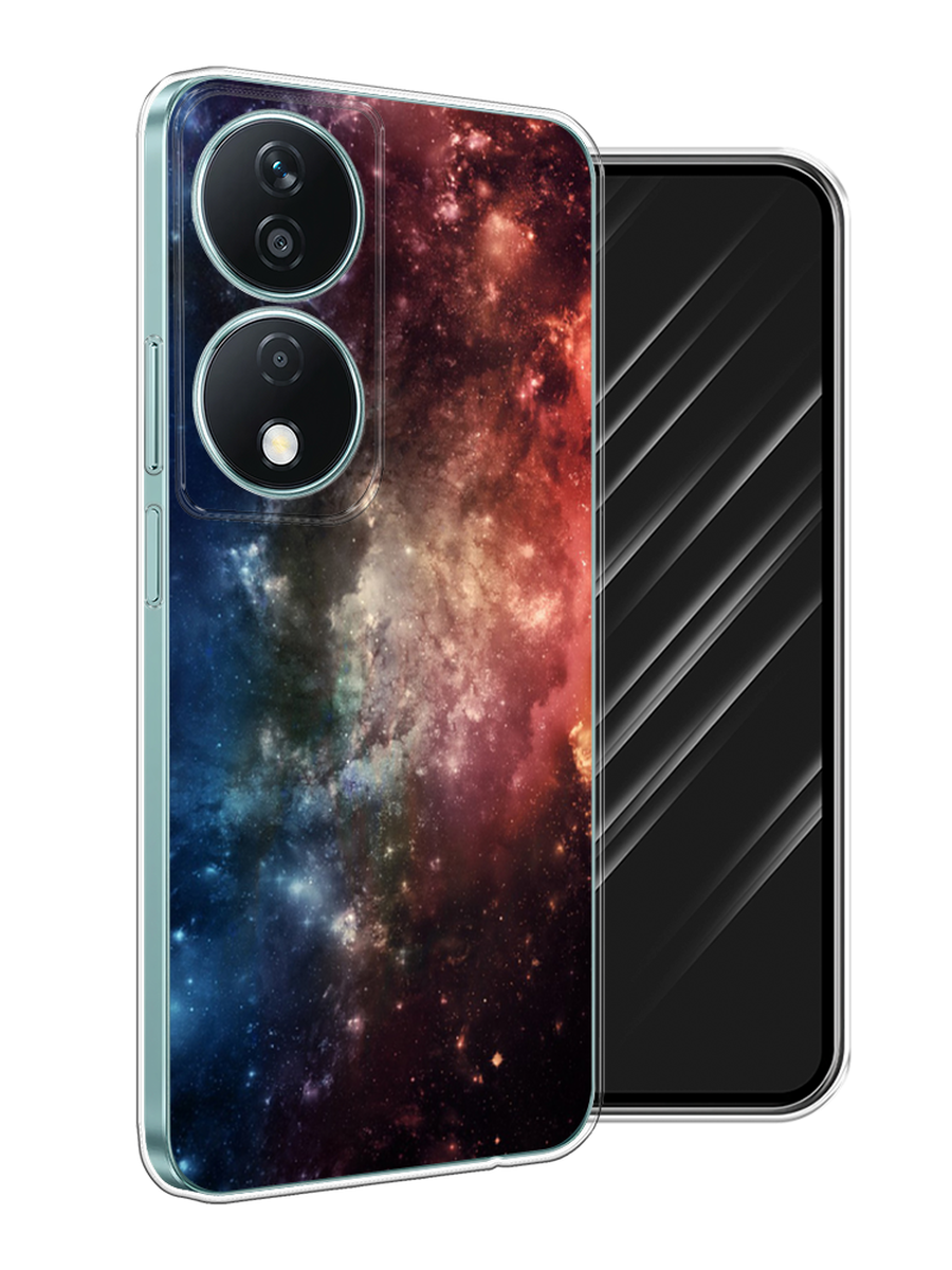 

Чехол Awog на Honor X7B "Космос", Синий;бежевый;красный, 6123350-1