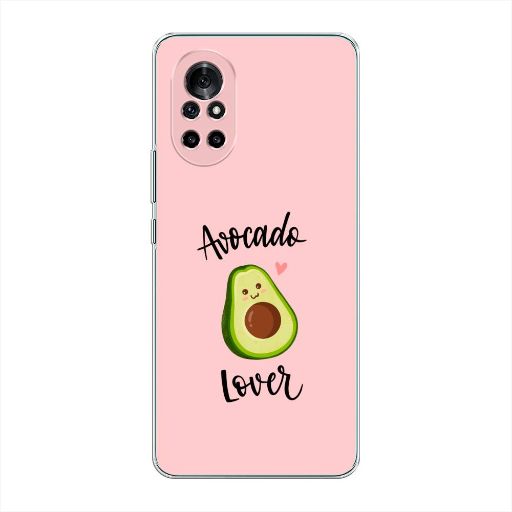 

Чехол на Honor V40 Lite "Avocado lover", Розовый;зеленый, 6105150-6