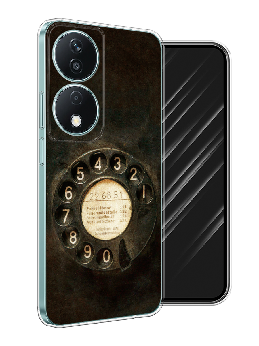 

Чехол Awog на Honor X7B "Старинный телефон", Коричневый;бежевый;черный, 6123350-1