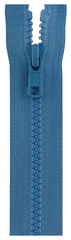 

Застежка-молния YKK 4335956/55, 837 голубой тип 5 (5,7мм), разъемная, длина 55см