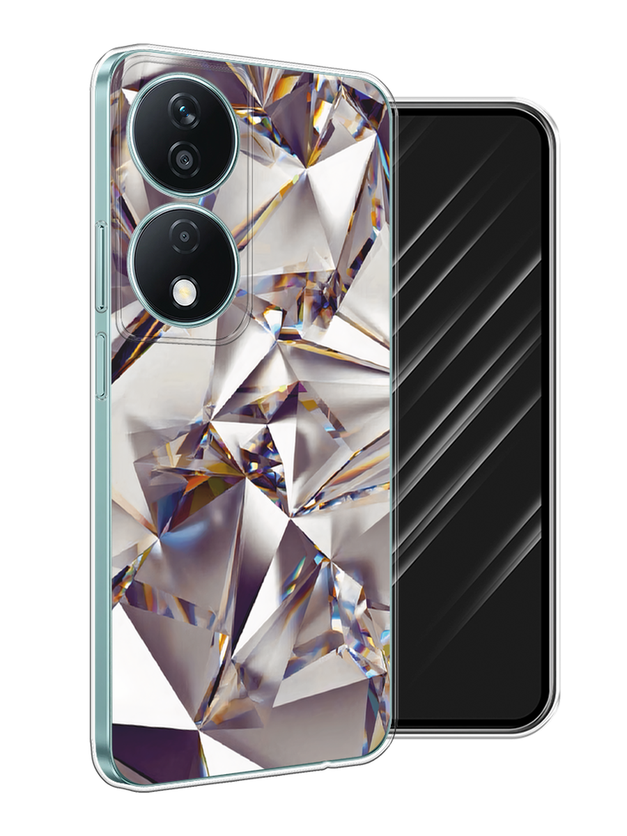 

Чехол Awog на Honor X7B "Бриллианты", Серебристый;бежевый, 6123350-1