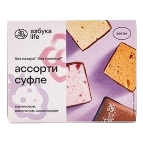 

Суфле Азбука life Ассорти ваниль-шоколад-малина 60 г