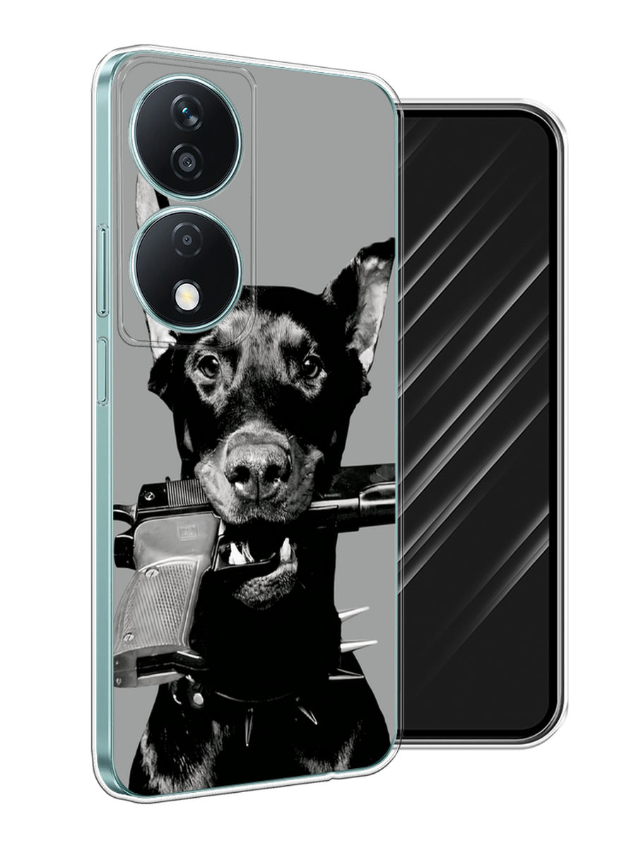 

Чехол Awog на Honor X7B "Доберман", Серый, 6123350-1