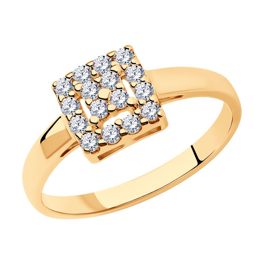 

Кольцо из серебра с фианитом р. 19 SOKOLOV 93010533, 93010533