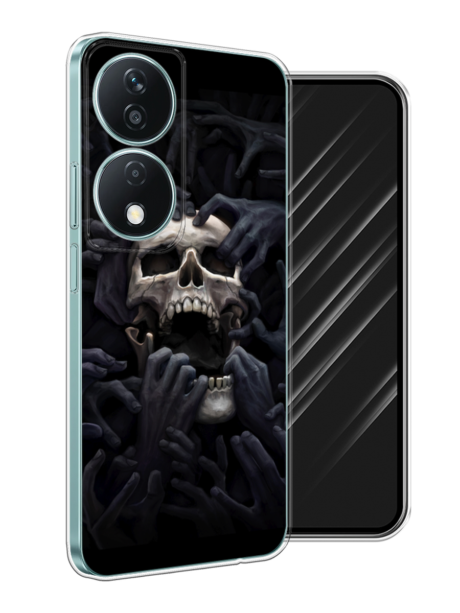 

Чехол Awog на Honor X7B "Череп 29", Черный;серый, 6123350-1