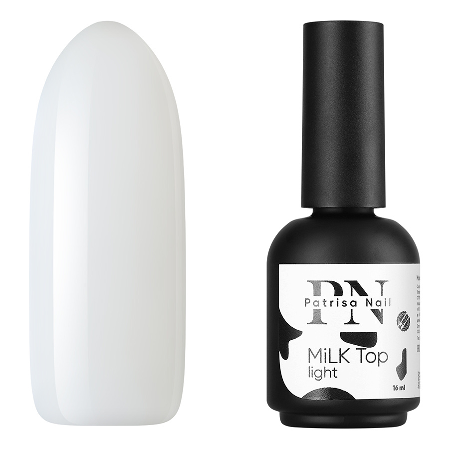 Топ Patrisa nail, MiLK Top Light молочный 16 мл secret skin восстанавливающий молочный тонер для лица milk light 250