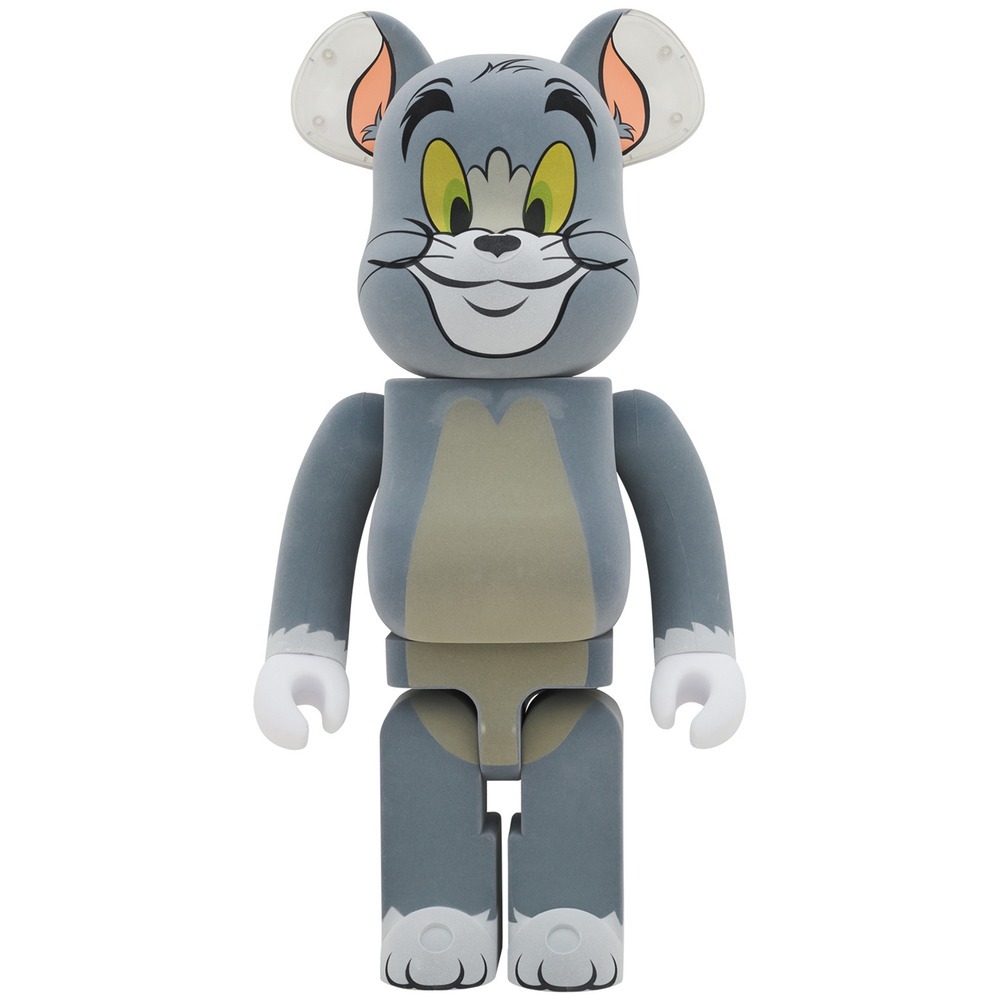 Фигурка Bearbrick Medicom Toy Tom Flocky Edition Tom and Jerry 1000%
