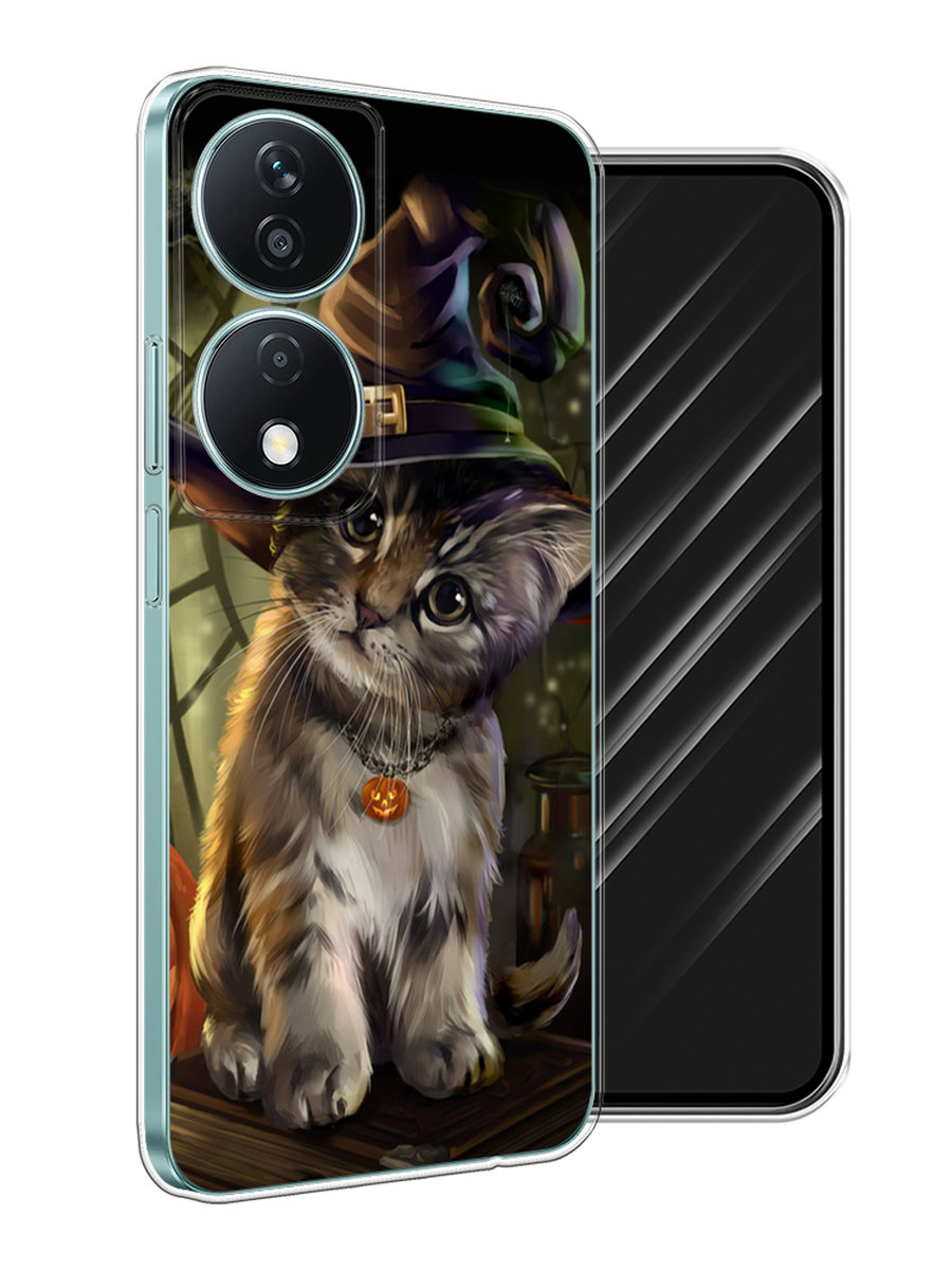 

Чехол Awog на Honor X7B "Кот на Хэллоуин", Зеленый;серый, 6123350-1