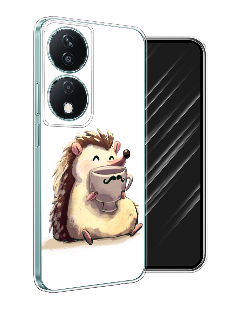 

Чехол Awog на Honor X7B "Еж кофеман", Белый;коричневый;бежевый, 6123350-1