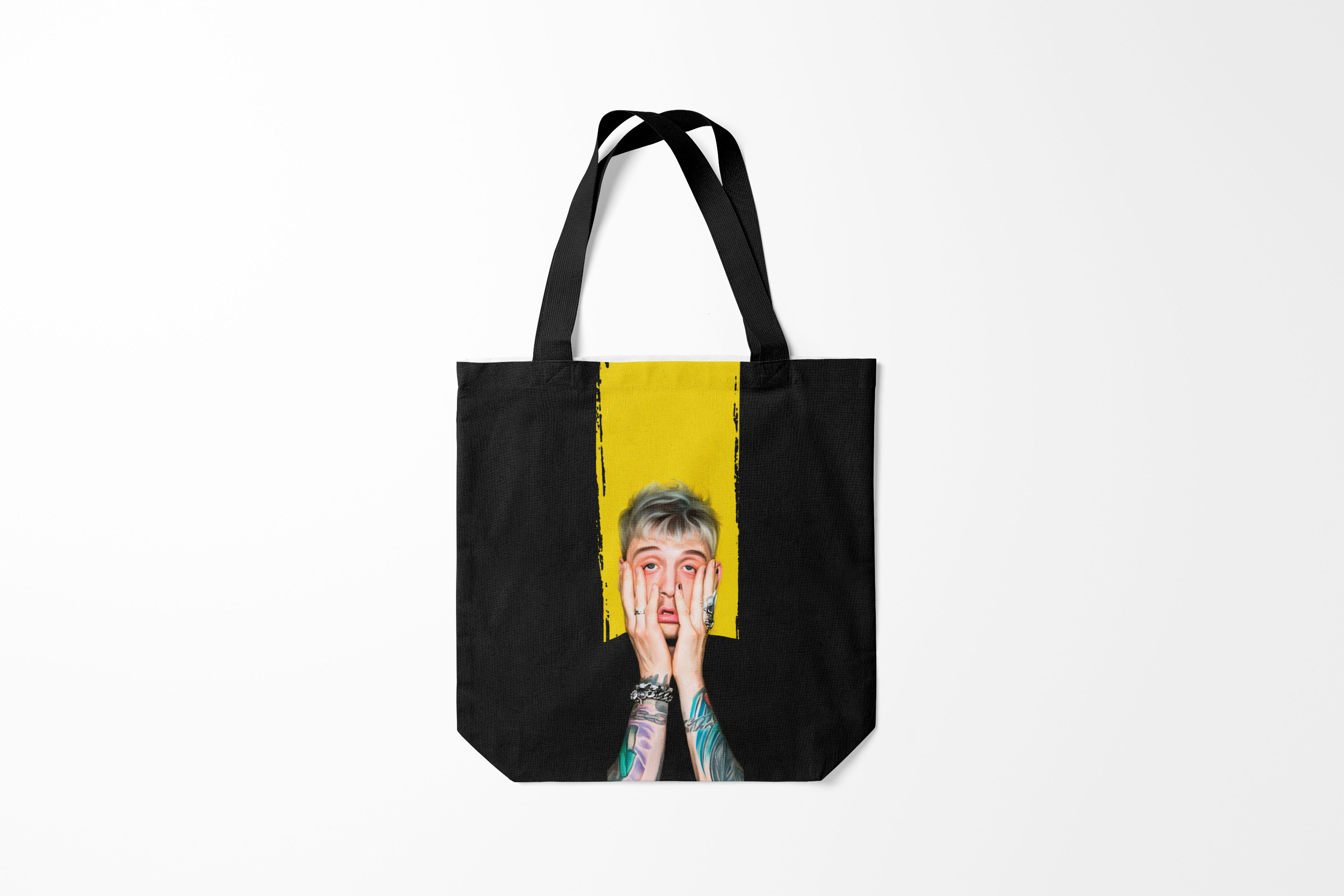 

Сумка шoппер унисекс Burnettie Machine Gun Kelly Colson Baker, черный, Machine Gun Kelly Colson Baker