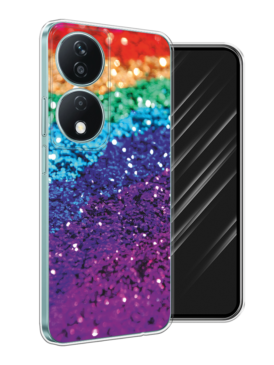 

Чехол Awog на Honor X7B "Блестящая радуга рисунок", Разноцветный, 6123350-1