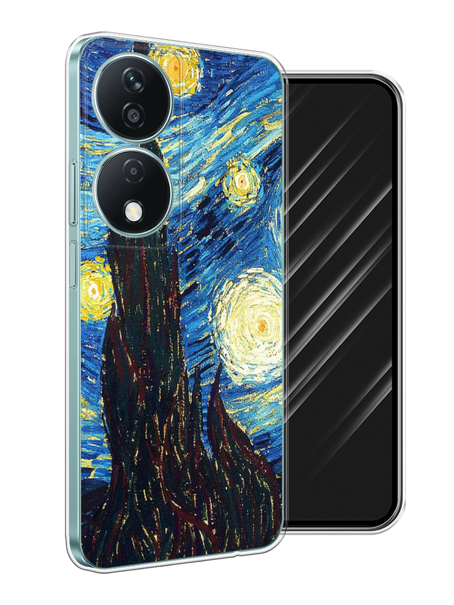 

Чехол Awog на Honor X7B "Ван Гог Звездная ночь", Желтый, 6123350-1