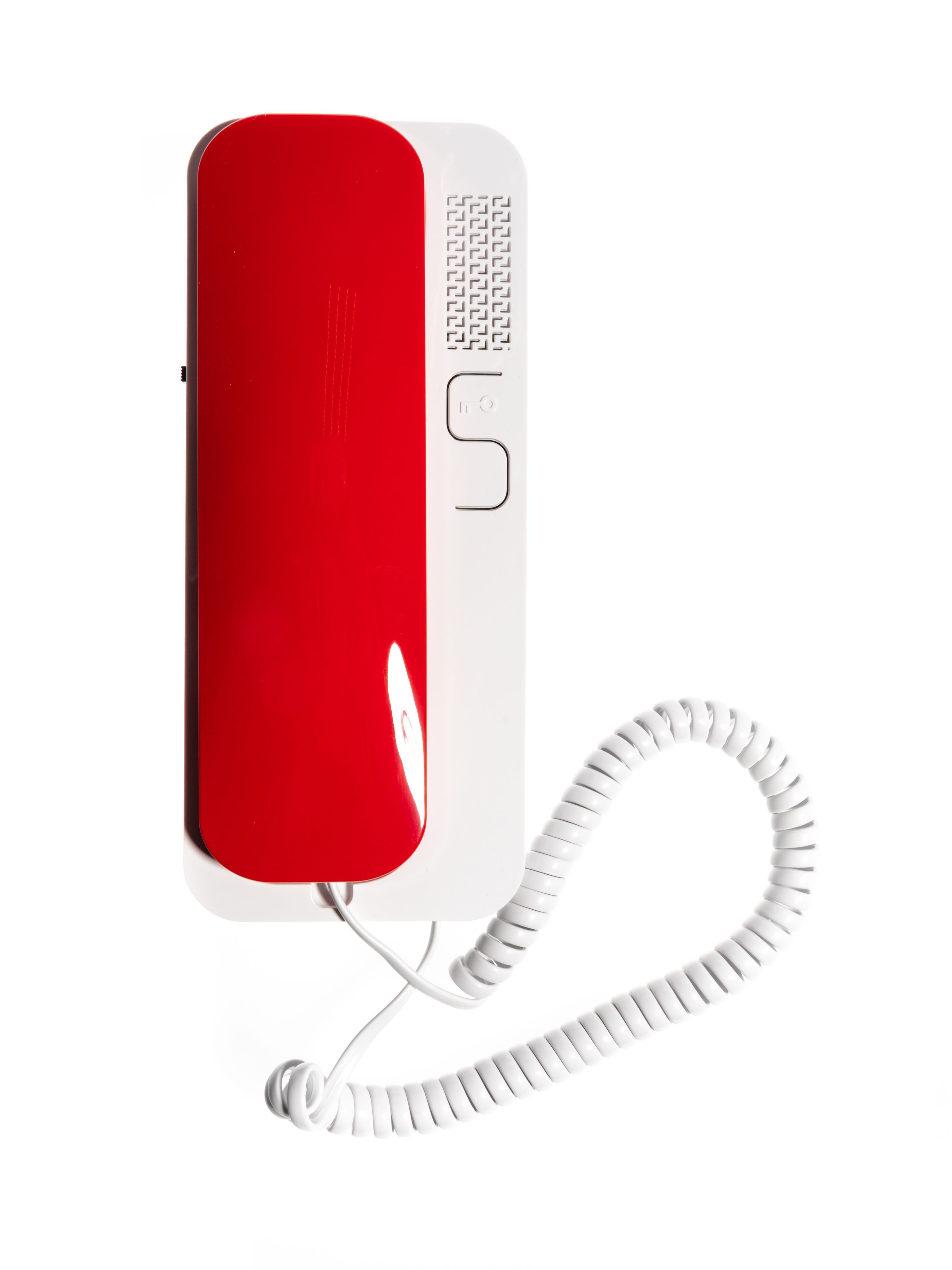 Трубка домофона Цифрал Unifon Smart U (для координатных домофонов) красно-белая