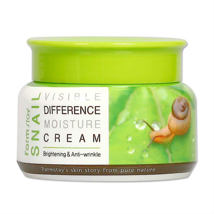 

Крем увлажняющий с муцином улитки FARMSTAY SNAIL VISIBLE DIFFERENCE MOISTURE CREAM 100 г