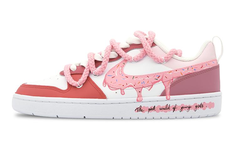 

Кеды унисекс Nike Court Borough Low 2 GS белые 38 EU, Белый, Court Borough Low 2 GS