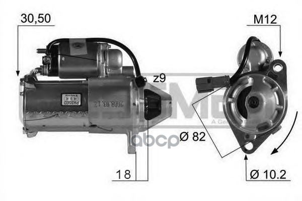 

ERA Стартер 12v 1,1kW