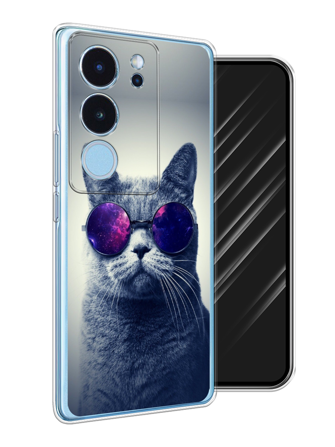 

Чехол Awog на Vivo V29 "Космический кот", Бордовый, 269350-1