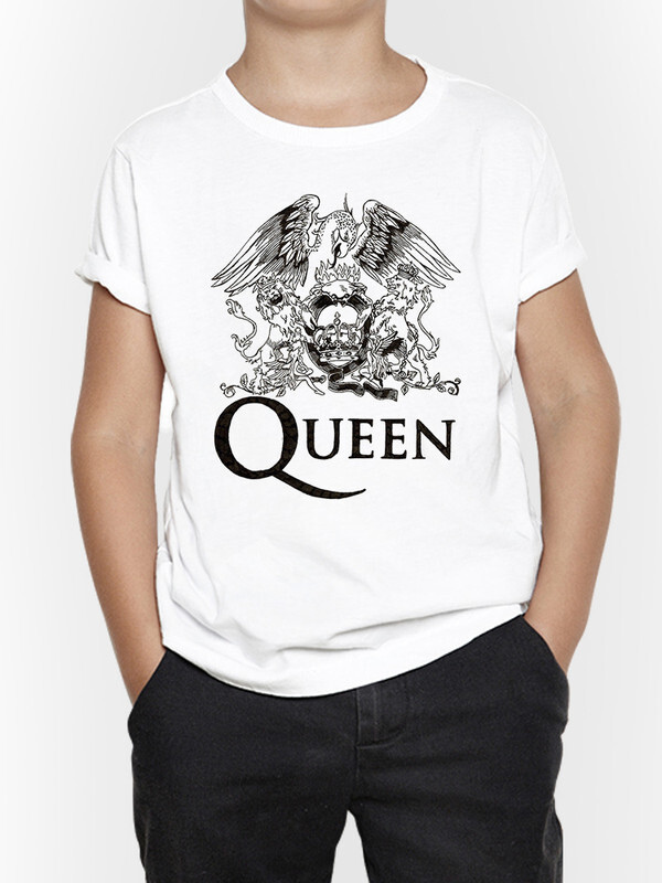 фото Футболка детская для мальчиков dreamshirts studio queen я цвет белый размер 98