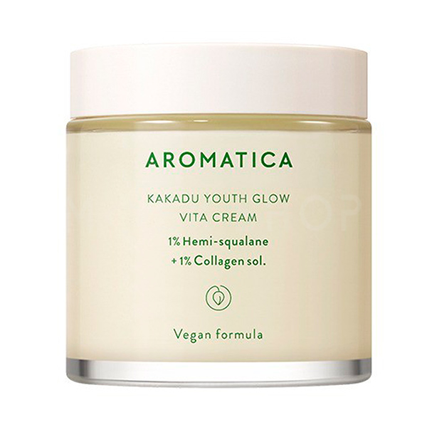 фото Крем для лица aromatica kakadu youth glow vita 1% hemisqualane + 1% collagen sol. 100 мл