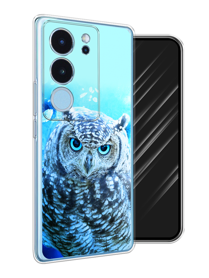

Чехол Awog на Vivo V29 "Сова арт 7", Синий;голубой, 269350-1