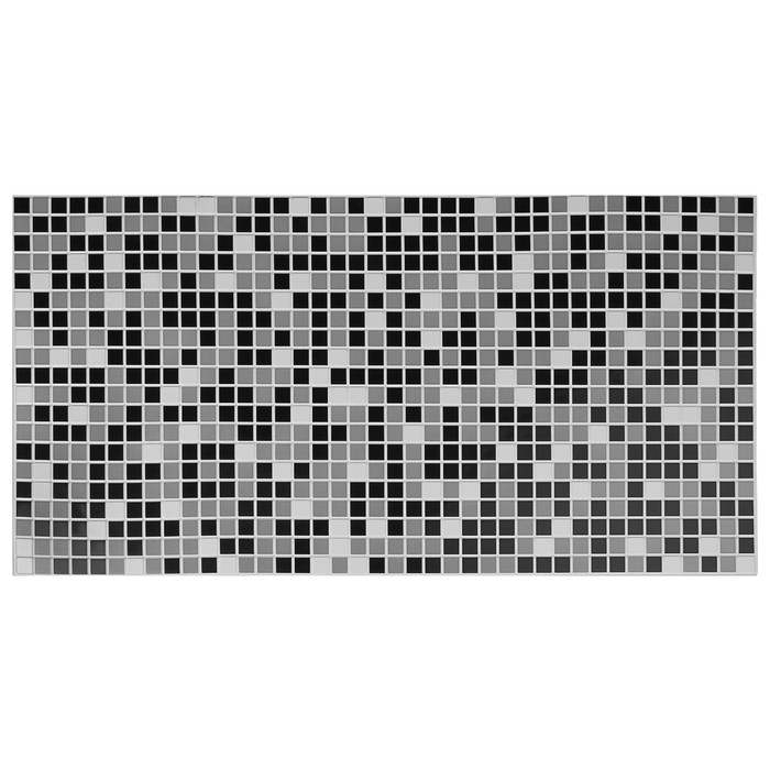 Панель ПВХ LuazON Мозаика чёрная, 955х480 мм планка usb на переднюю панель exegate u3h 619 3 5 2 usb3 0 2 typec черная подсоед е к мат плат oem 50 110182