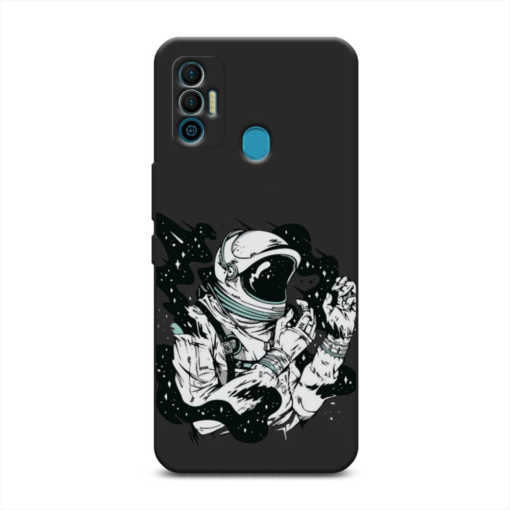 

Чехол Awog 301052-1 для Tecno Spark 7 "Космонавт арт", Черный;бежевый;белый, 301052-1