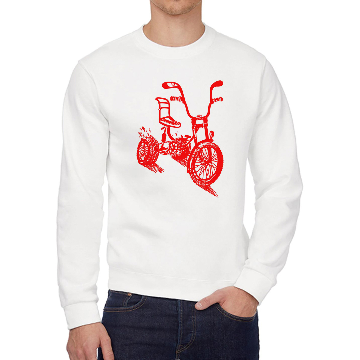 

Свитшот унисекс CoolPodarok W0151396 белый 46 RU, W0151396