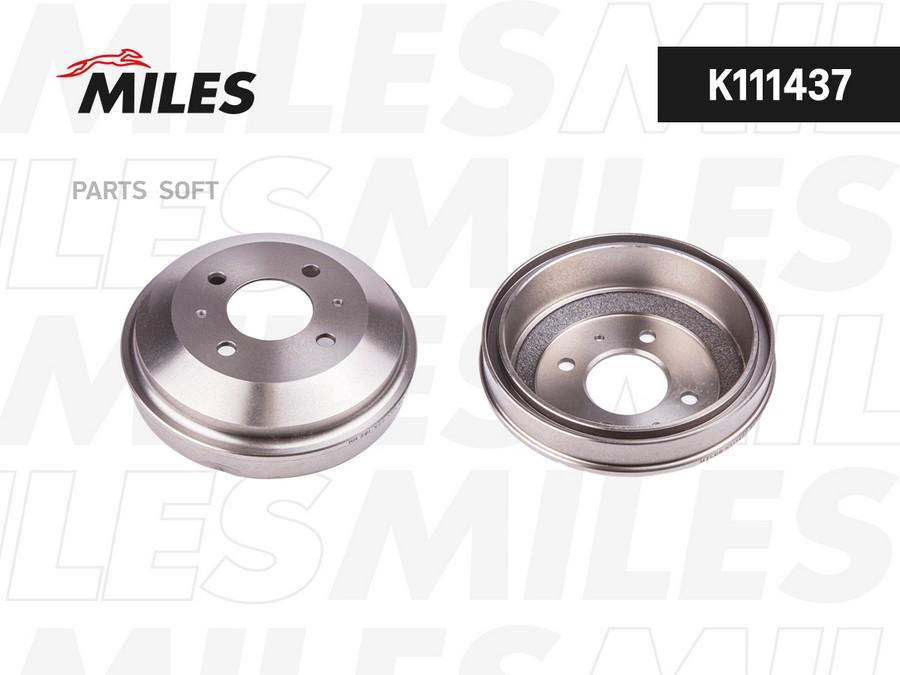 

MILES Барабан тормозной MILES k111437 комплект 1 шт