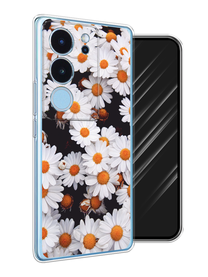 

Чехол Awog на Vivo V29 "Ромашковое поле", Белый, 269350-1
