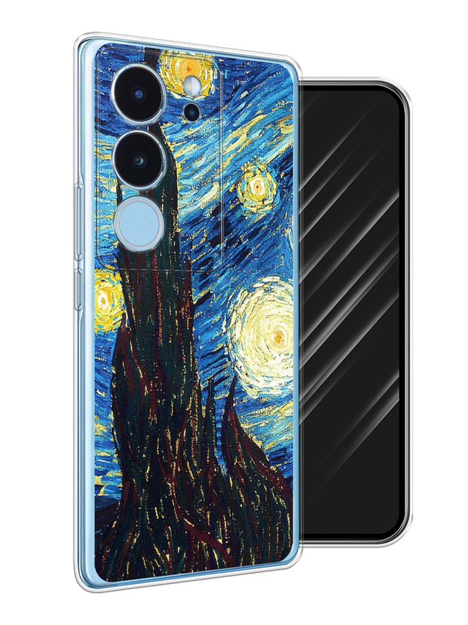 

Чехол Awog на Vivo V29 "Ван Гог Звездная ночь", Желтый, 269350-1