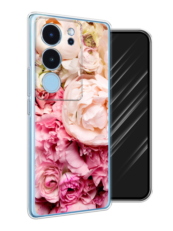 

Чехол Awog на Vivo V29 "Пионы яркие", Розовый, 269350-1
