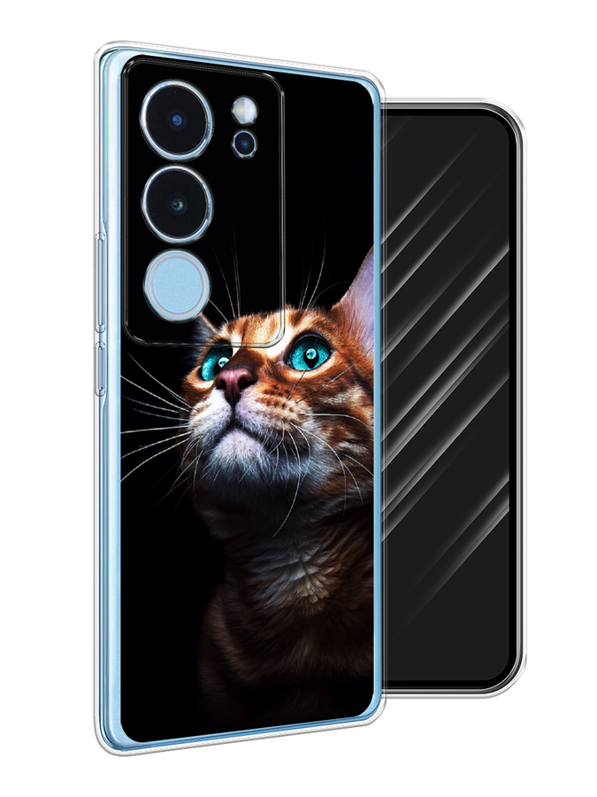 

Чехол Awog на Vivo V29 "Мечтательный кот", Коричневый, 269350-1