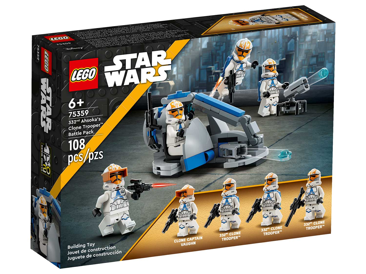 Конструктор LEGO 75359 332nd Ahsokas Clone Trooper Battle Pack Star Wars Боевой набор солд