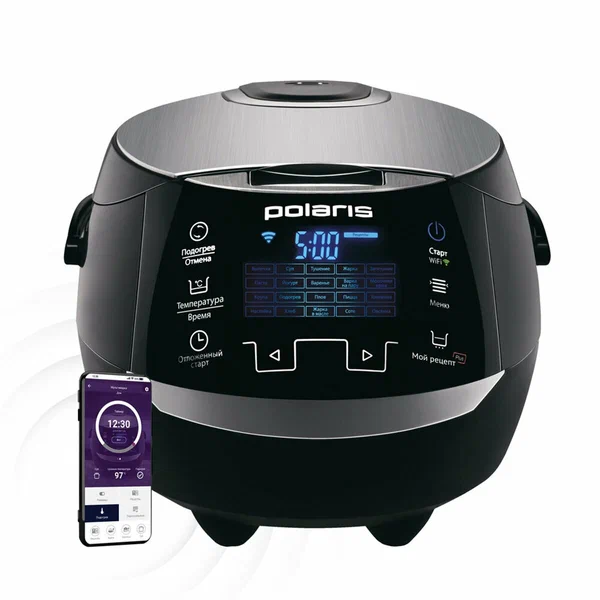 

Мультиварка Polaris PMC 0530 Wi-FI IQ Home черный; серебристый, PMC 0530 Wi-FI IQ Home