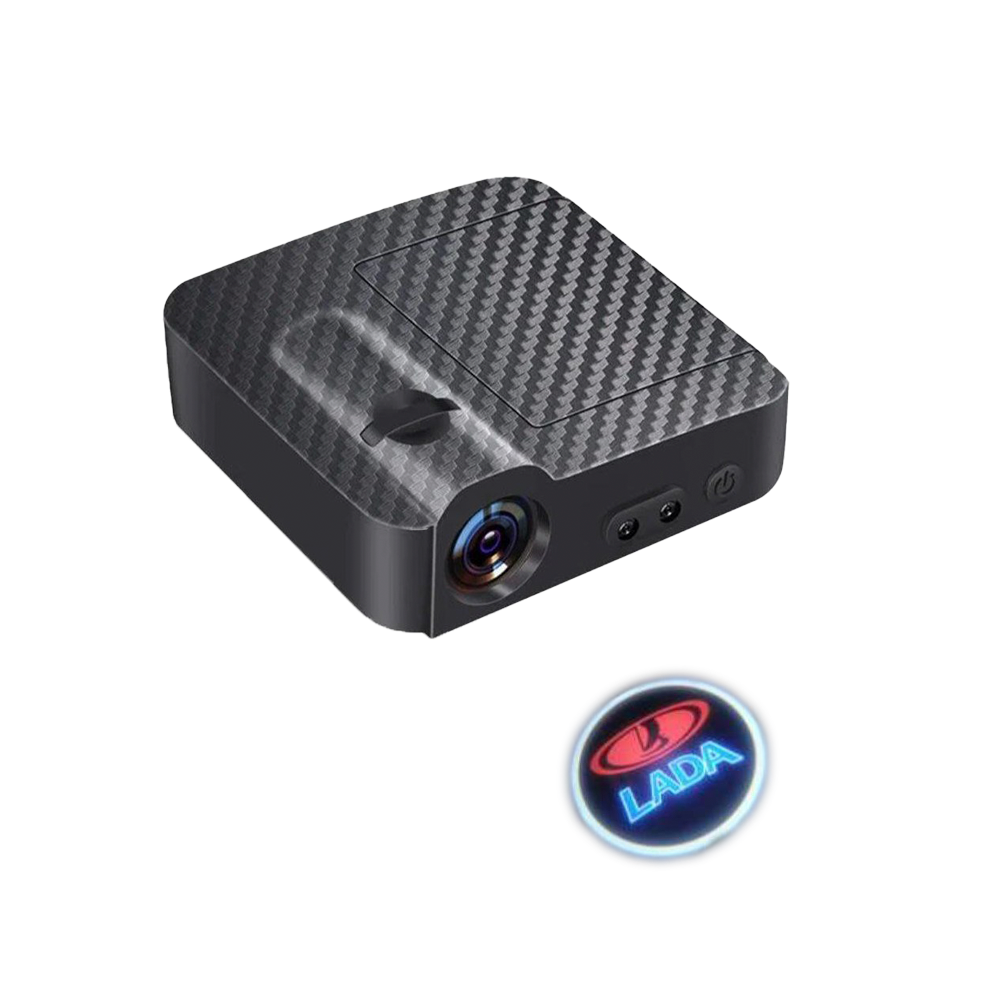 Светодиодная подсветка дверей LUMLEDIO с логотипом LADA в дверь автомобиля PJ-LADA